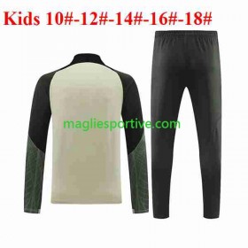 Barcellona Bambino Tute Felpe da Allenamento Verde 2023-2024